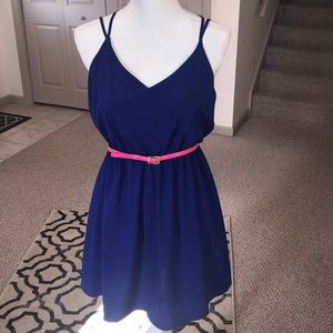 Royal blue dress